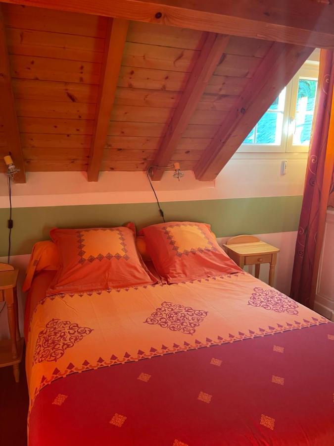 Les Gites De La Maison Bleue D'Estialescq Bagian luar foto