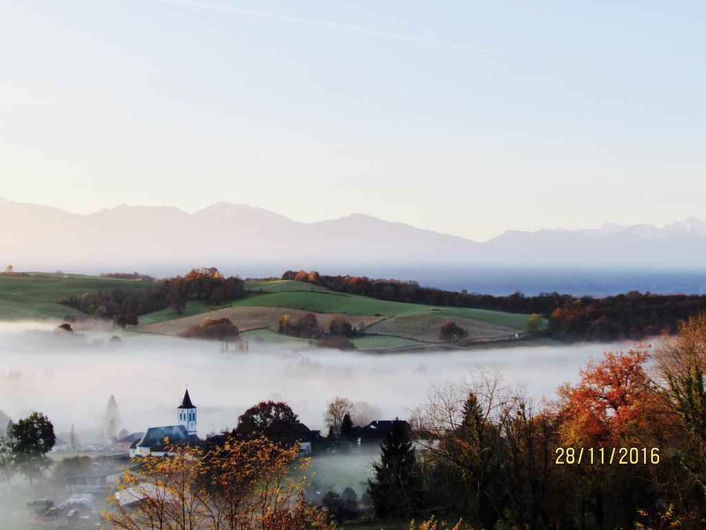 Les Gites De La Maison Bleue D'Estialescq Bagian luar foto